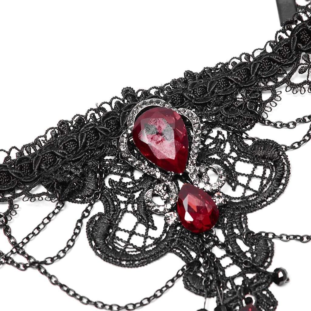 Women's Gothic Lace Choker Wedding Choker