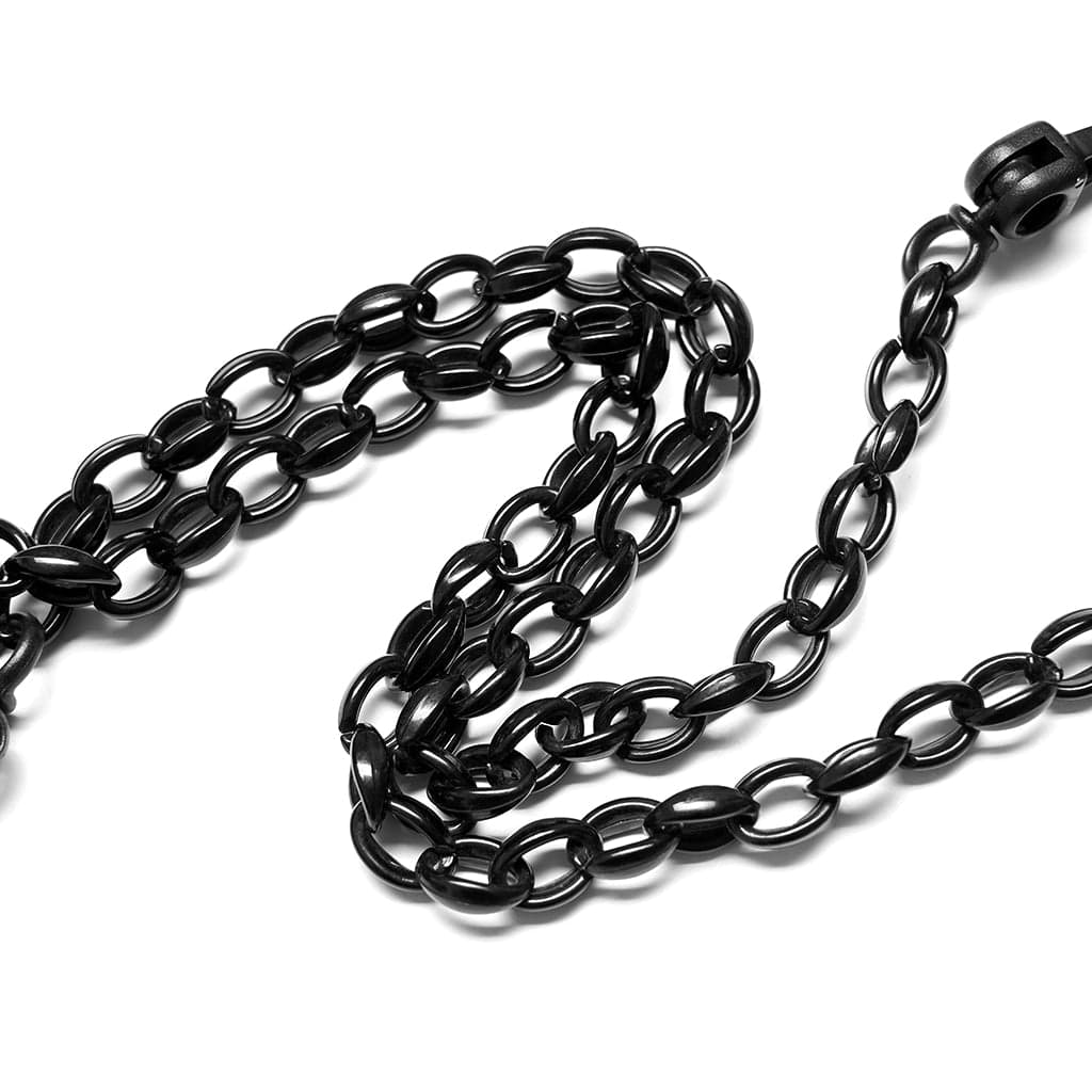 PUNK RAVE Women's Gothic Mesh Arm Sleeves with Detachable Choker