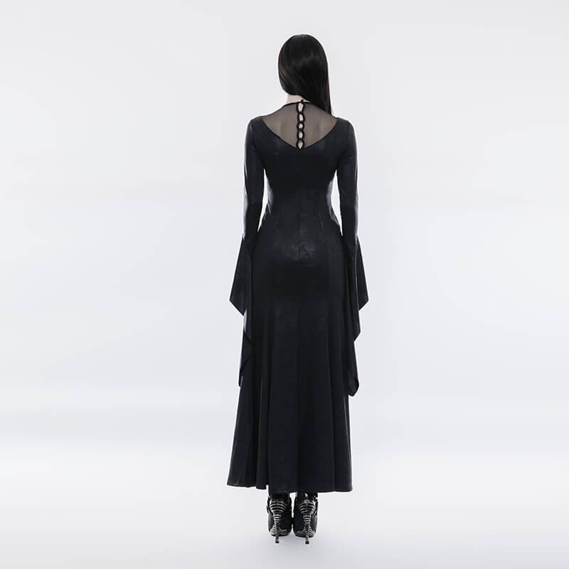 Women's Gothic Pagoda Sleeve Open Forklift Gorgeous High Cross Dress