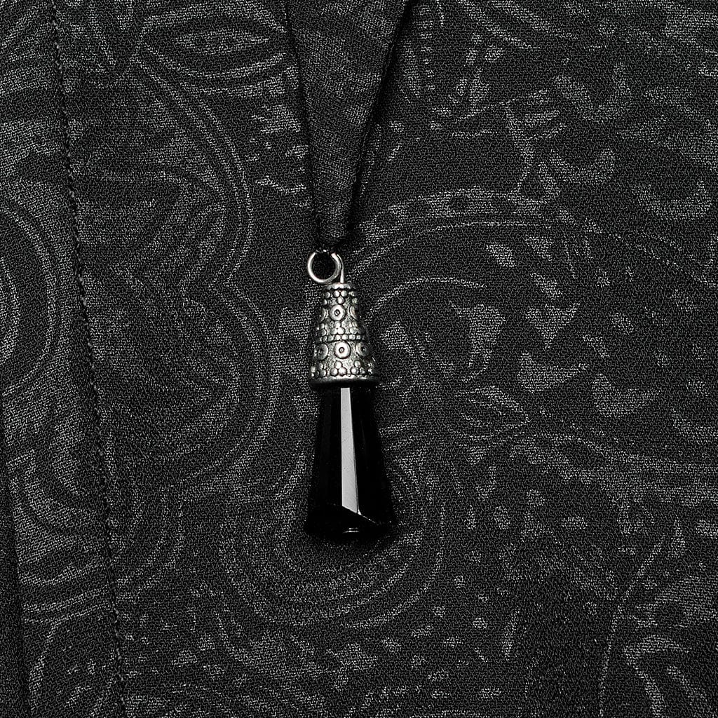 PUNK RAVE Women's Gothic Turn-down Collar Long Cloak