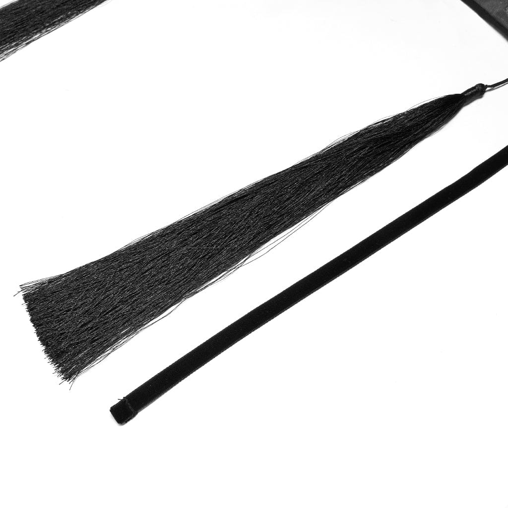 Punk Rave Women's Gothic Vintage Tie-dye Chiffon Veil