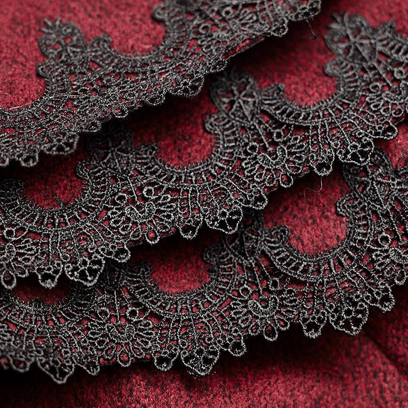 Women's Gothic Woolen Hooded Maxi Coat