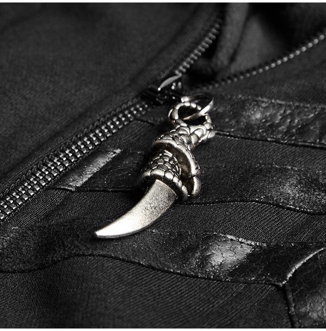 Women's Military Hooded Asymmetric Knitted Coat With Belt