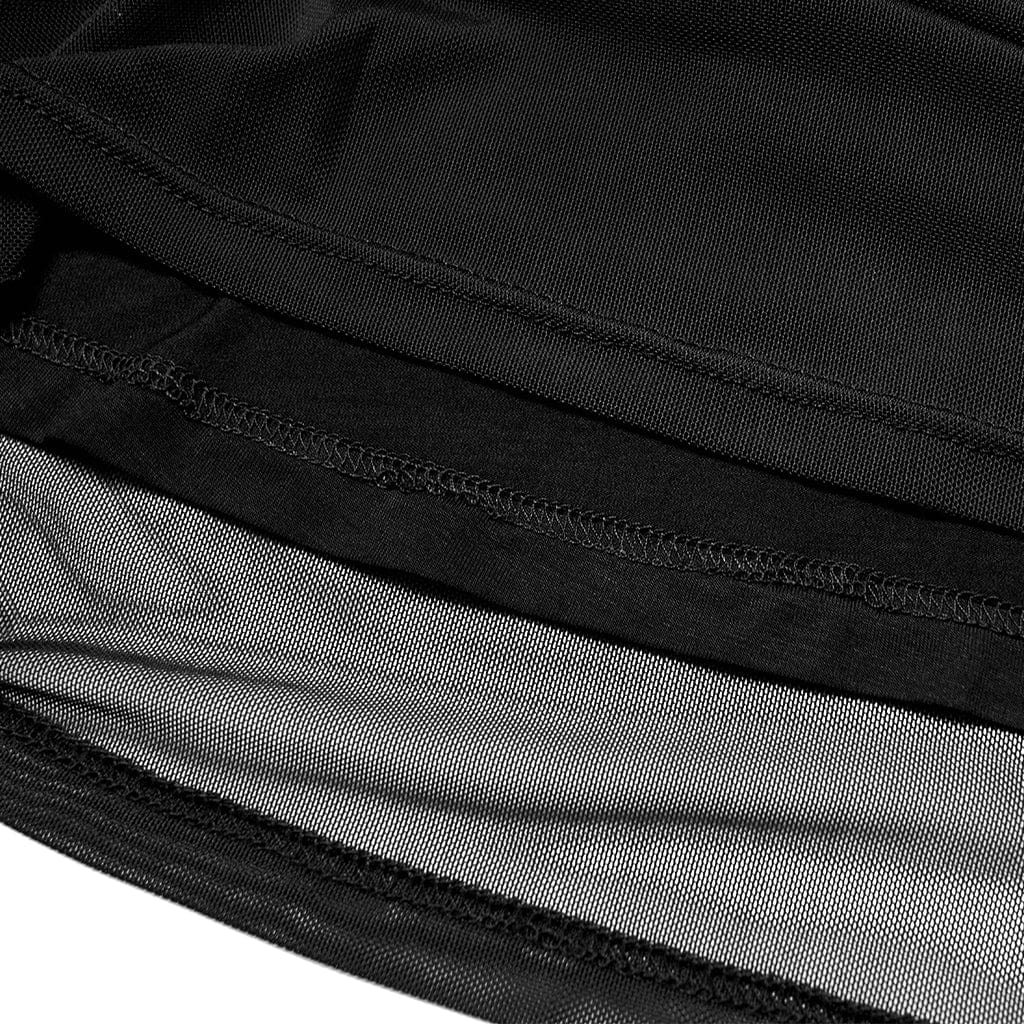 Punk Rave Women's Punk Dragon Printed Sheer Long Sleeved Mesh Top