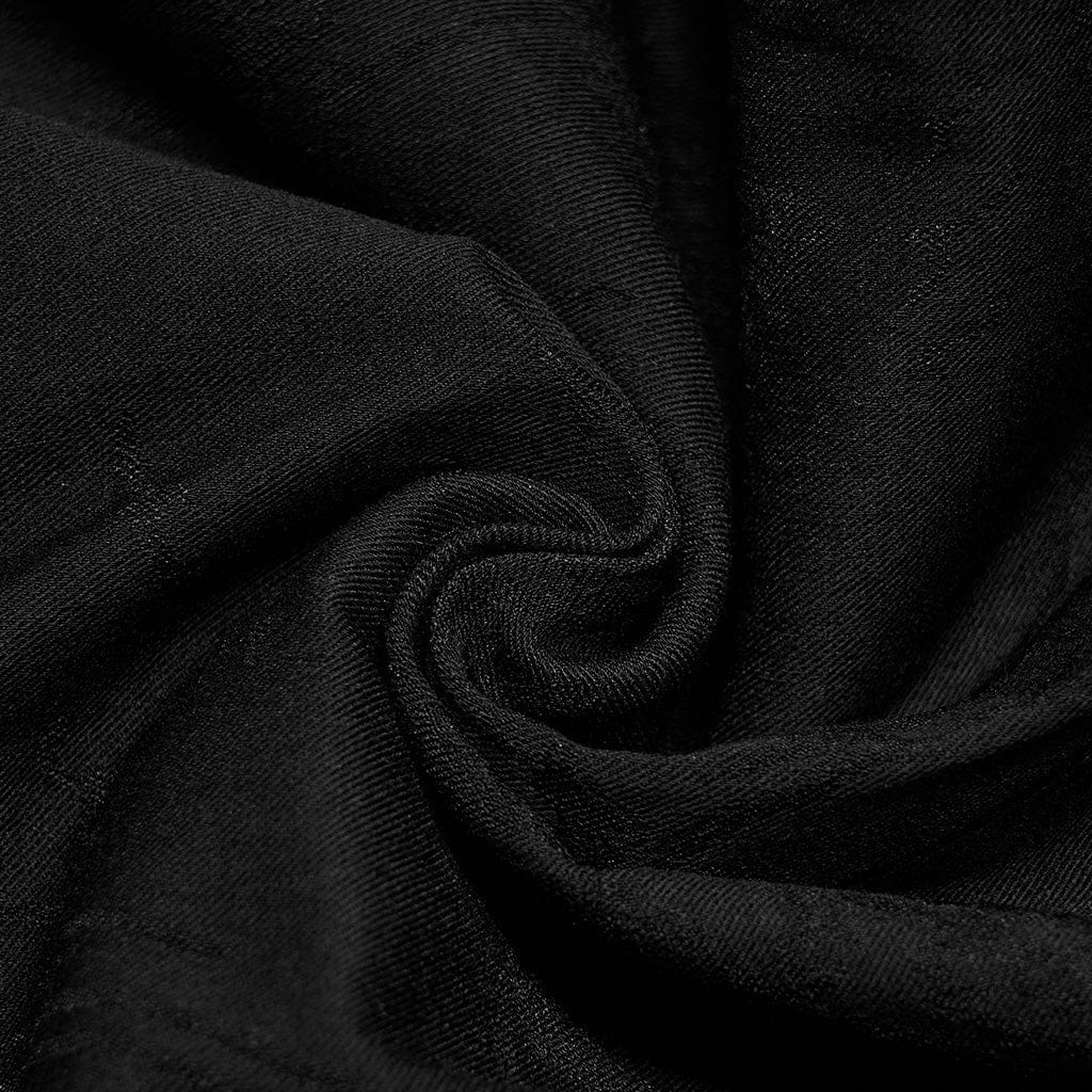 Punk Rave Women's Punk Lacing-up Jacquard Short Skirt With Belt