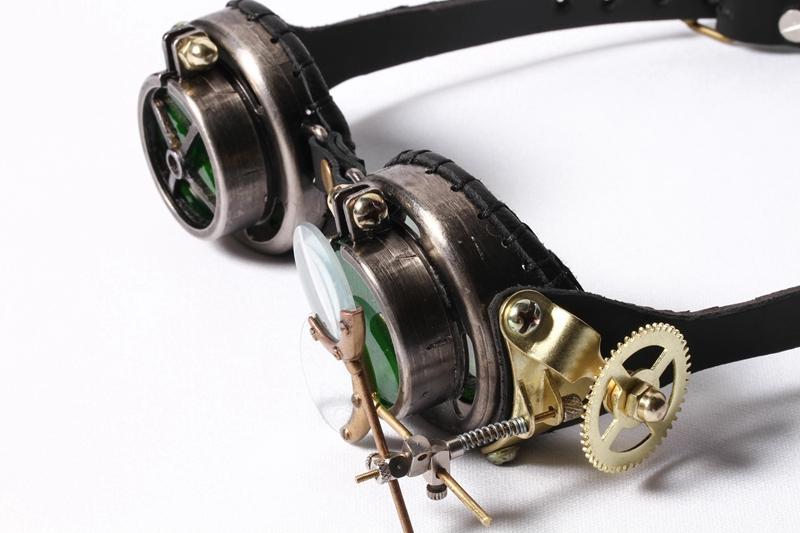 Men's Steampunk Welding Goggles with Gears