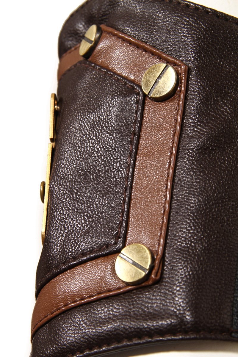 Steampunk Clock parts Leather Armband