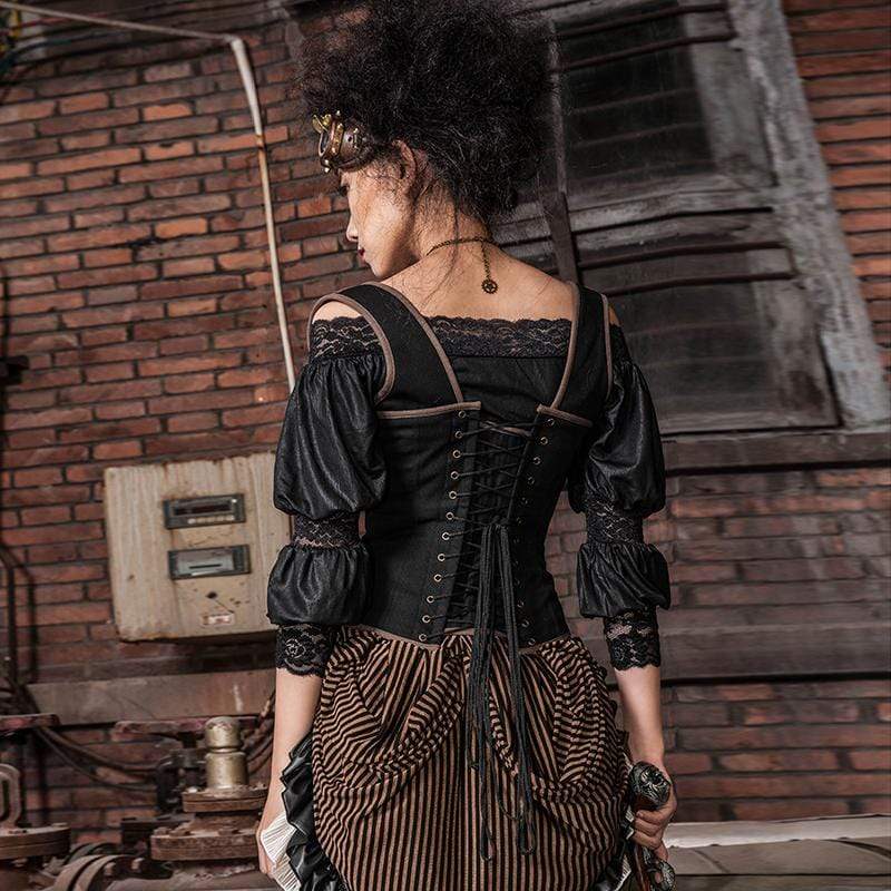 RQ-BL Vintage Bell Sleeve Shirt