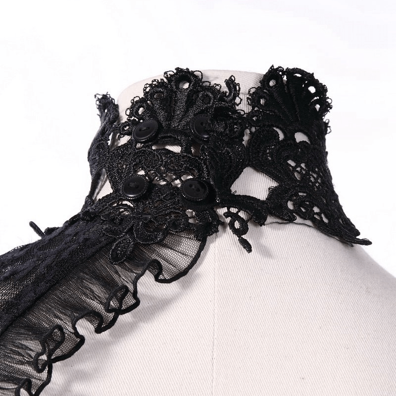 RQ-BL Vintage Goth Collar and Cuff