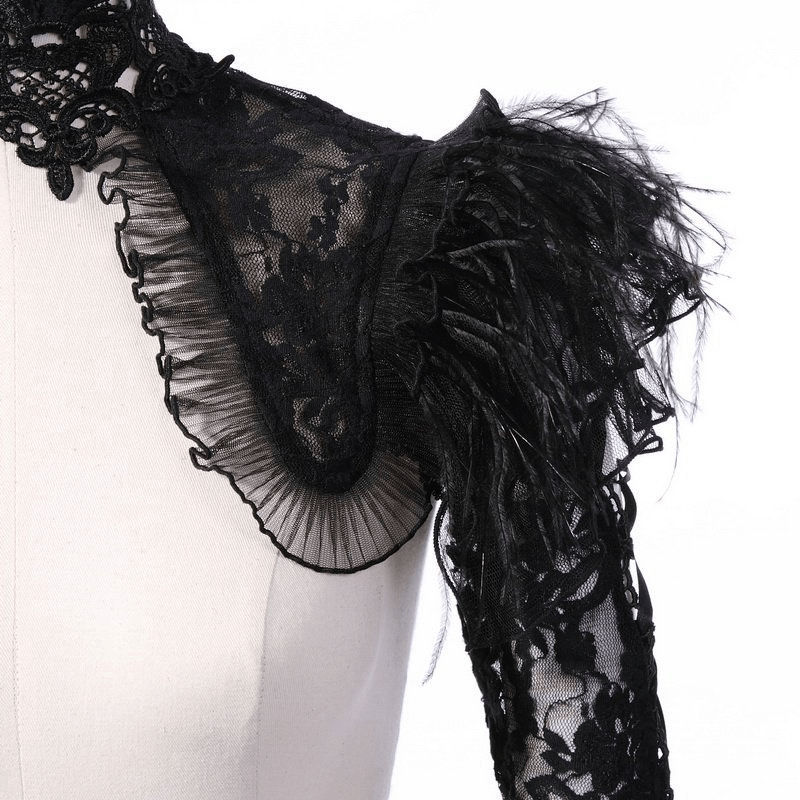 RQ-BL Vintage Goth Collar and Cuff