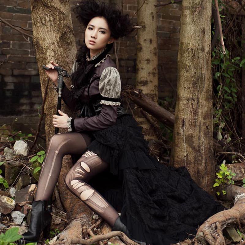 Vintage Long Ruched Layard Skirt