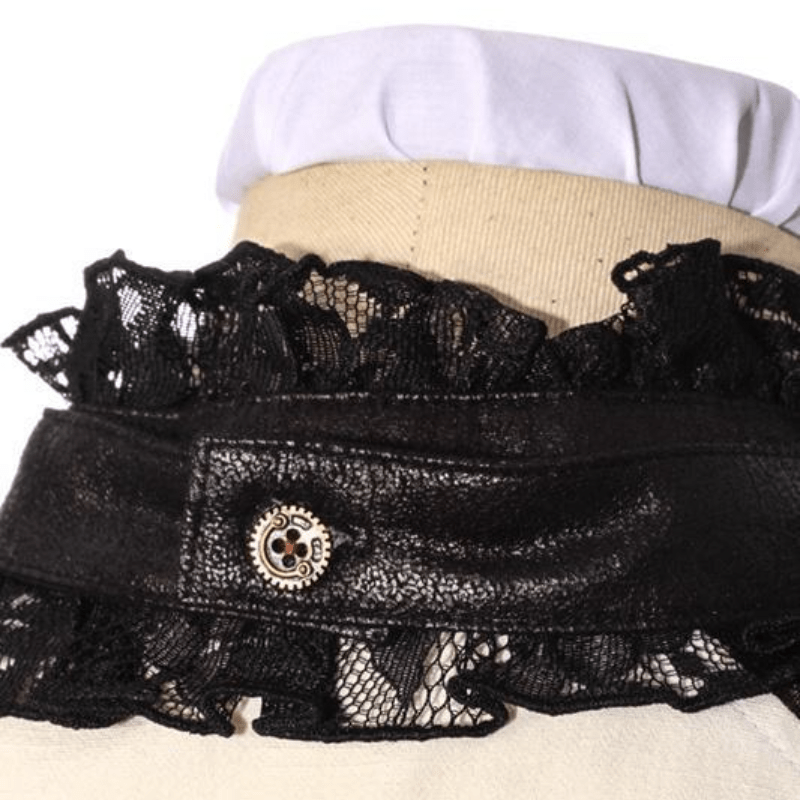 RQ-BL Women's Highly Detailed Steampunk Short Top