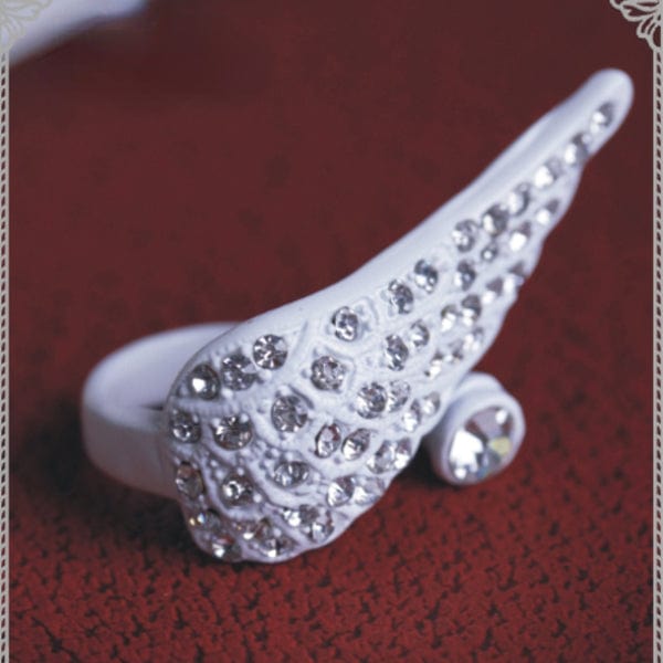 RQ-BL Women's Steampunk Poker Decors Ring