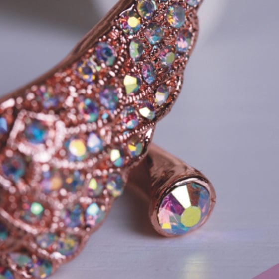 RQ-BL Women's Steampunk Poker Decors Ring