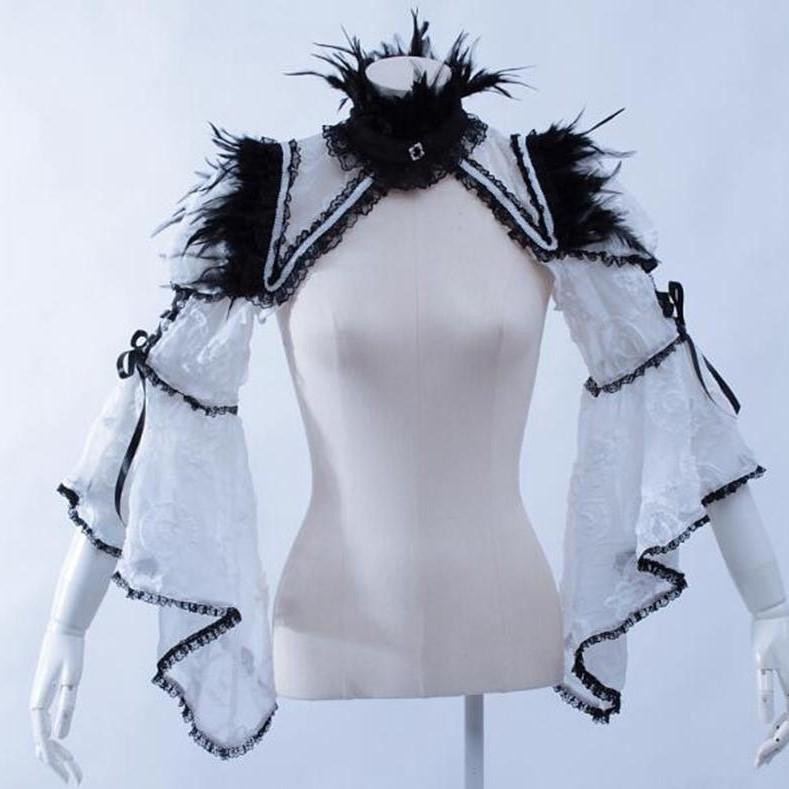 RQ-BL Women's Vintage Cape In Fine Lace