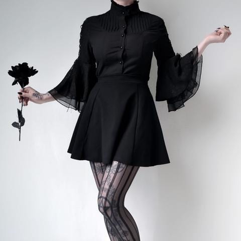 Black Vintage Blouse For Your Important Occasion