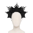 DEVIL FASHION Women's Gothic Rose Spiked Beaded Headwear
