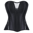 Kobine Women's Gothic Irregular Lace-up Overbust Corset