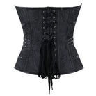 Kobine Women's Gothic Buckle Strap Lace-up Overbust Corset