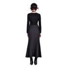 Darkinlove Women's Cyberpunk Lace-up Eyelet Mesh Splice Mermaid Skirt