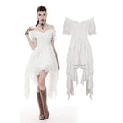 Darkinlove Women's Gorgeous Off-shoulder Full Lace Wedding Dresses