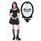 Darkinlove Women's Gothic Beaded Tassels Choker