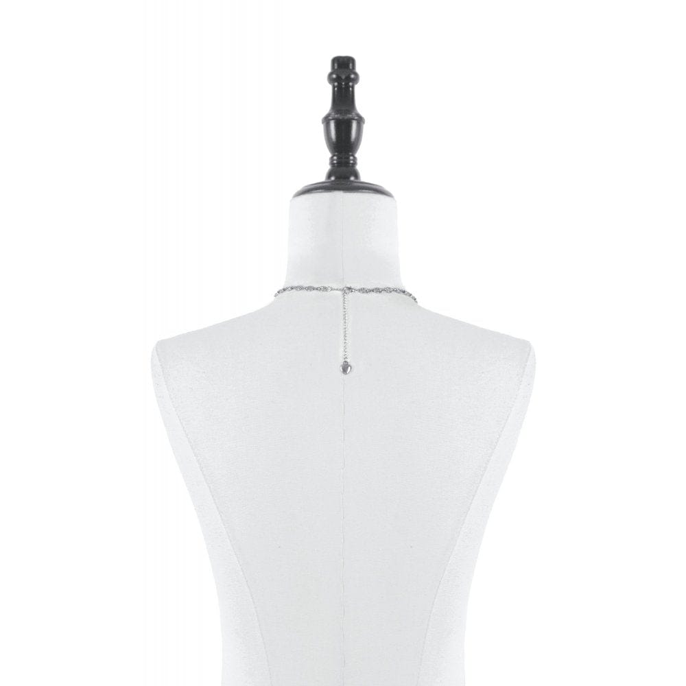 Darkinlove Women's Gothic Beaded Tassels Choker