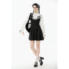 Darkinlove Women's Gothic Bow Black&White Heart Bag