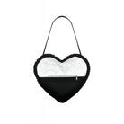 Darkinlove Women's Gothic Bow Black&White Heart Bag