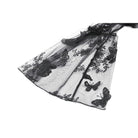 Darkinlove Women's Gothic Butterfly Embroidered Flare Sleeve Lace Cape