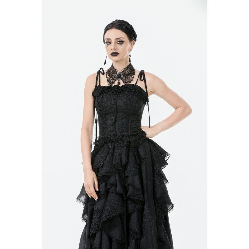 Darkinlove Women's Gothic Butterfly Lace Choker