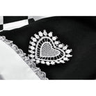 Darkinlove Women's Gothic Contrast Color Harlequin Hat