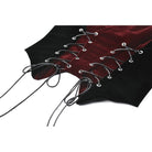 Darkinlove Women's Gothic Contrast Color Lace-up Bustier