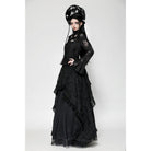Darkinlove Women's Gothic Cut-out Lace Long Sleeved Shirt