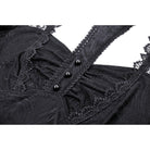 Darkinlove Women's Gothic Cutout Lace Splice Shirt