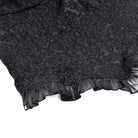 Darkinlove Women's Gothic Cutout Stand Collar Ruffled Tank Top