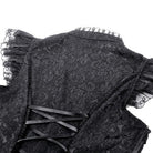 Darkinlove Women's Gothic Cutout Stand Collar Ruffled Tank Top