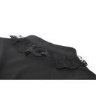 Darkinlove Women's Gothic Decal Lace Sheer Long Sleeved Shirt