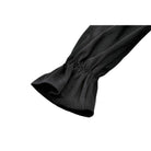 Darkinlove Women's Gothic Diamond Pattern Contrast Color Long Sleeved Shirt