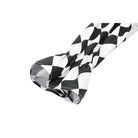 Darkinlove Women's Gothic Diamond Pattern Contrast Color Long Sleeved Shirt