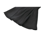 Darkinlove Women's Gothic Doll Collar Faux Two-Piece Long Sleeved Dress