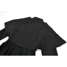 Darkinlove Women's Gothic Double-breasted High/Low Stand Collar Coat