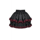 Darkinlove Women's Gothic Double Color Falbala Skirt