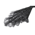 Darkinlove Women's Gothic Embroidered Floral Mesh Square-cut Collar Dress