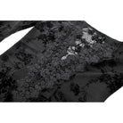 Darkinlove Women's Gothic Embroidered Floral Mesh Square-cut Collar Dress