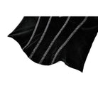 Darkinlove Women's Gothic Embroidered Lace-up Velvet Overbust Corset