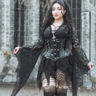Darkinlove Women's Gothic Flared Sleeved Lace Cape