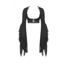 Darkinlove Women's Gothic Flared Sleeved Lace Splice Cape