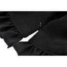 Darkinlove Women's Gothic Flared Sleeved Lace Splice Shirt