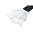 Darkinlove Women's Gothic Flared Sleeved Lace Splice Shirt